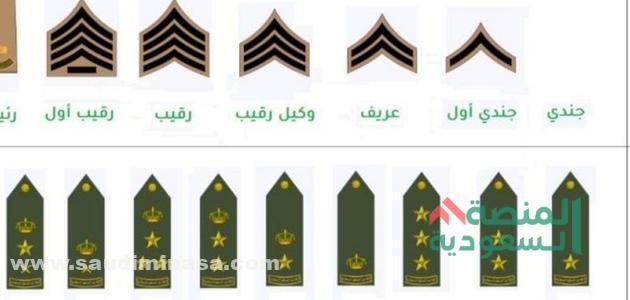 شروط مدة الترقية للرتب العسكرية السعودية