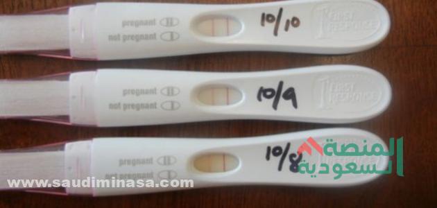 موعد عمل اختبار الحمل في المنزل