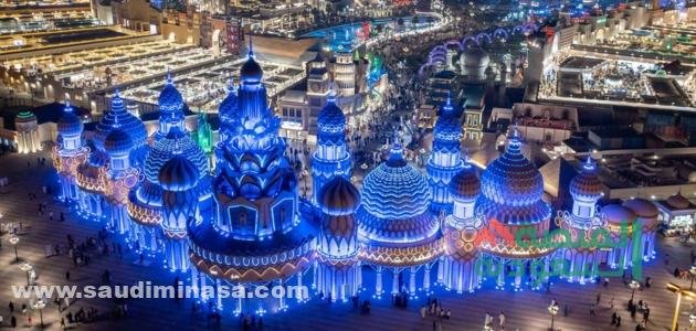 مواصلات القرية العالمية دبي