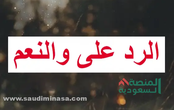 الرد على والنعم